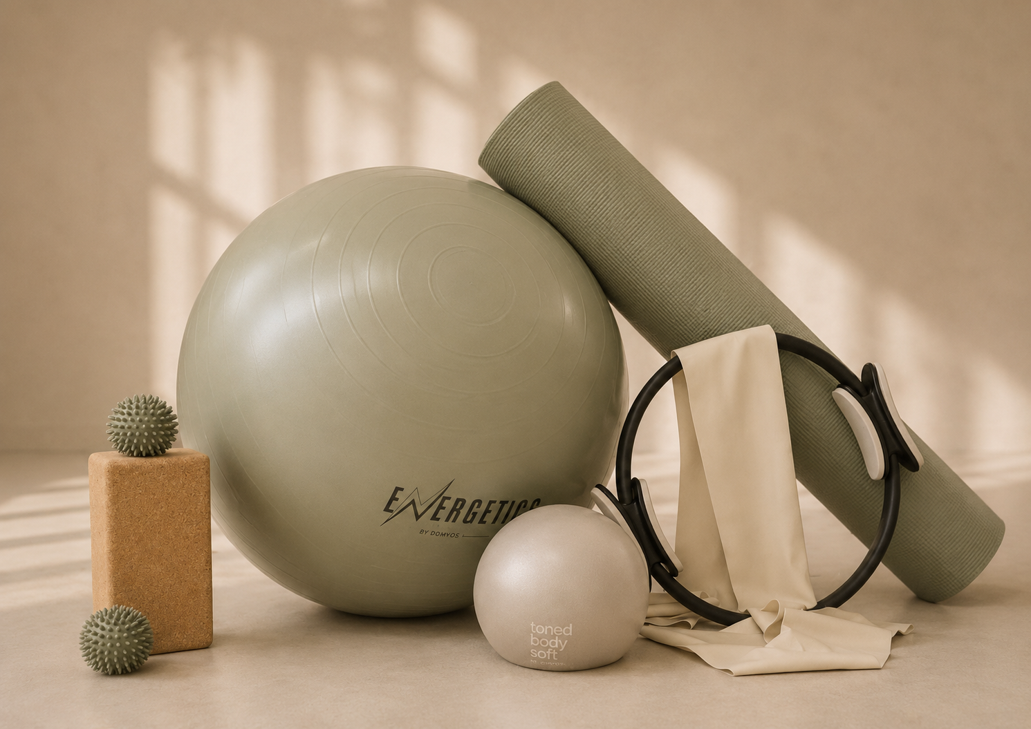 Pilates-Training mit Ball